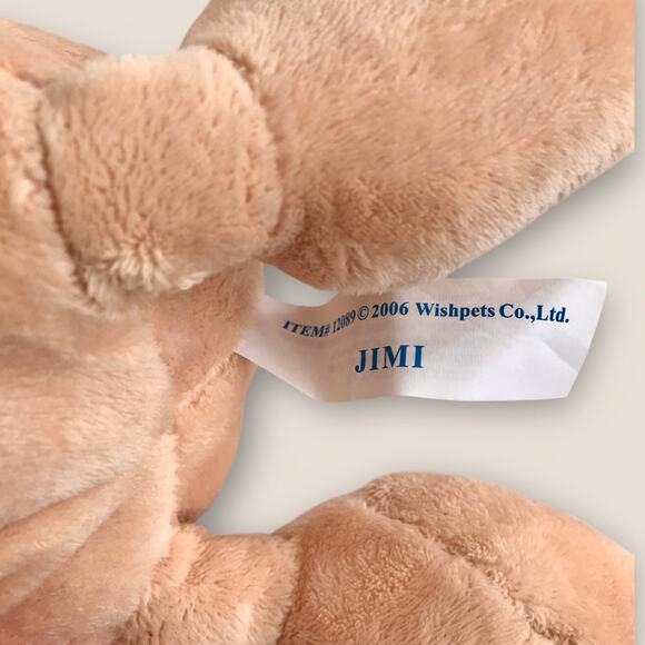 Wishpets NWT Jimi the Bear Christmas Holiday Plush Candy Cane Stripes 2006 - Picture 6 of 7